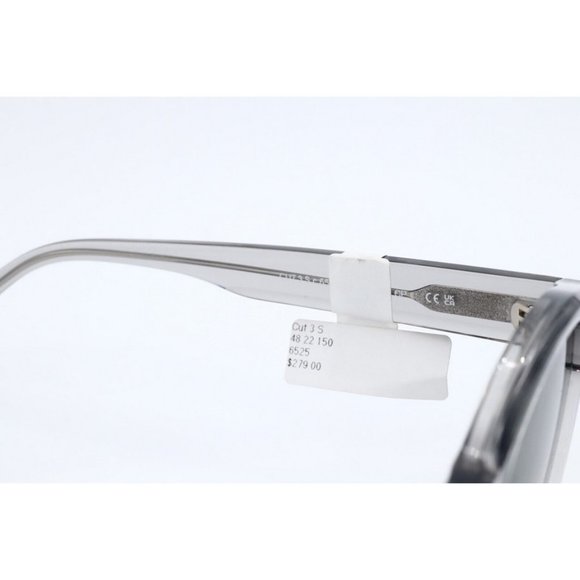 New Prodesign Denmark Cut 3 S 6525 Round Clear Sunglasses Green Lenses 48mm main image 6
